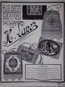 PUBLICITÉ DE PRESSE 1924 H.LANEZ SES FILS SUCCESSEURS SACS A MAINS - ADVERTISING - Imagen 1 de 1