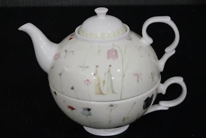 Portmeirion Up the Garden Path 3 Stück Tasse Teekanne Deckel Made in England - Bild 1 von 14