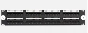 Panneau de brassage plat style 110 Leviton 69586-U24 Cat 6 UTP 24 ports 1RU noir - Photo 1/1