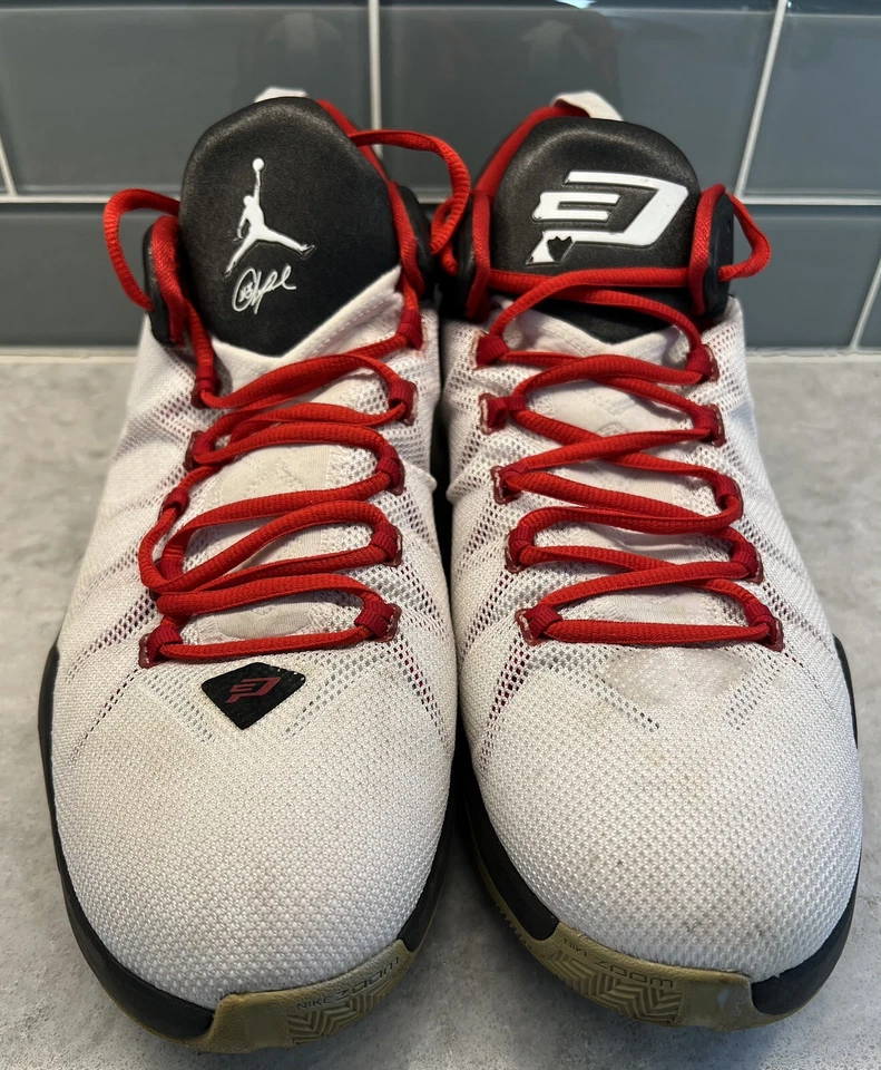 Nike Jordan CP3.VIII AE Blanco/Rojo/Negro 725173-101 Hombres Talla 13 Foto 1 de 4