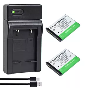2x Battery NP-45 45A NP45S +Charger For FUJIFILM Z20fd Z100fd Z707EXR Z10 Z950EX - Picture 1 of 12