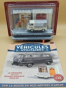 1/43 Renault Estafette & Diorama "Le Menuisier" Véhicules Utilitaires IXO Altaya - Imagen 1 de 2