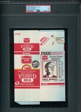 PSA 5 EX 1986 MEADOW GOLD MILK CARTON PINT DALE MURPHY BRAVES 93184 JUMBO HOLDER