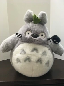 Totoro & Susuwatari Plush Nibariki Tokuma Shoten 1999 Studio Ghibli 15” - Picture 1 of 4