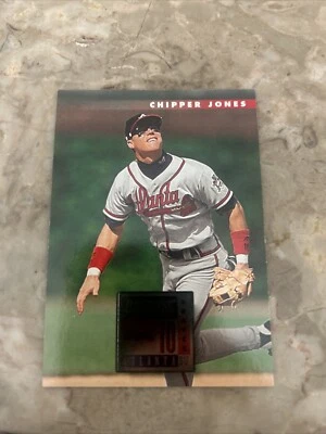 1996 Donruss - #437 Chipper Jones Baseball Card 9P - Image 1 of 2