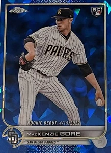 2022 Topps Chrome Update Sapphire MACKENZIE GORE RC #US81 MLB SD Padres ROOKIE - Picture 1 of 3