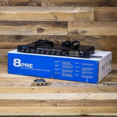 Motu 8Pre (8-Pre) Firewire Audio Interface Eight Mic Preamps ADAT Studio U258101 - Image 1 of 4