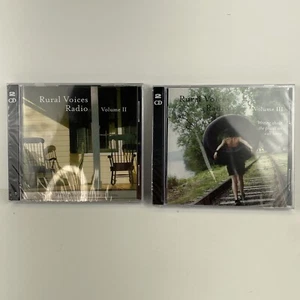 Lot of 2 Rural Voices Radio CD Vol II & III Spoken Word National Writing Project - Imagen 1 de 6