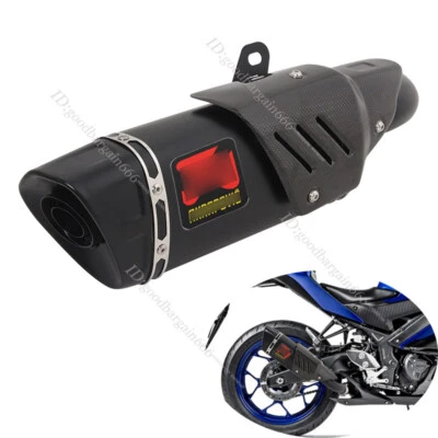 Silenciador antideslizante con protector térmico para Yamaha YZF R3 R25 MT-03 MT25 Foto 1 de 4