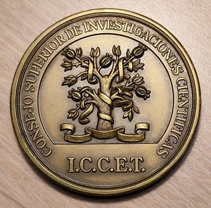 ESPAÑA MEDALLA CONSEJO SUPERIOR DE INVESTIGACIONES CIENTIFICAS ICCET - Bild 1 von 2