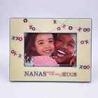 Nanas Never Run Out Of Hugs Picture Frame Sonoma 4X6 Photo Grandma Grandmother