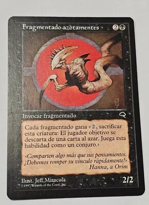 Mindwhip Sliver●TEMPEST●MTG●1997●SPANISH●UNCOMMON●NEAR MINT●18015 - Image 1 of 2