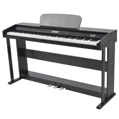 NNEDPE 88-key Digital Piano With Pedals Black Melamine Board - Image 1 of 4