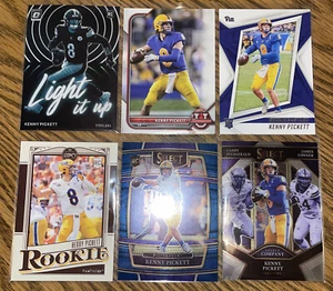 2022 Donruss Optic KENNY PICKETT 6 Card Lot Light It Up Optic Bowman U R&S - Picture 1 of 8