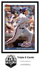 1991 Topps #105 Kevin McReynolds New York Mets ~A5D