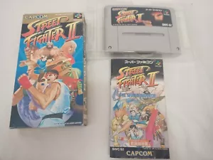 Street Fighter II 2 World Warrior Super Famicom SFC SNES Japan Import US-Verkäufer - Bild 1 von 15