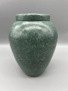 Robinson Ransbottom Pottery Oil Jar Victoria Green Glaze 1930s Arts Crafts Ohio - Picture 1 of 8