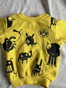 Borussia Dortmund Puma Kids Yellow Monsters Sweater (1-2yrs) - Picture 1 of 5