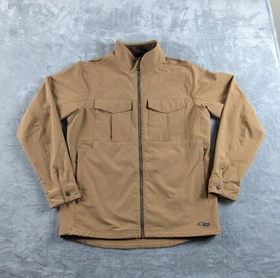 Outdoor Research Prologue Field Jacket Men XL Tan Softshell Hiking Lightweight - Image 1 of 4