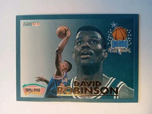 1992-93 Fleer - All-Stars #21 David Robinson Spurs HOF spedizione gratuita!! - Foto 1 di 2