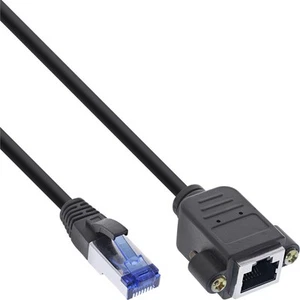 10x InLine Patchkabel Einbau-Verlängerung, S/FTP (PiMf), Cat.6A, halogenfrei, Ku - Bild 1 von 2