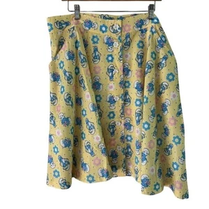 Unique Vintage Smurf Smurfette Skirt Movie Cartoon Retro 80s Pockets No Stretch - Picture 1 of 8