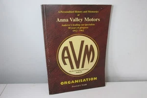 A Personalised History & Memories of Anna Valley Motors Organisation, signed - Picture 1 of 10