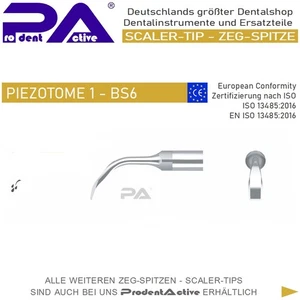 Scaler Tip - ZEG-Spitze Bone BS6- geeignet für SATELEC® Scaler Piezotome 1 - Picture 1 of 9