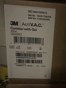 Confezione da 3 Bidoni KCI 300mL (con Gel) per ActiV.A.C. Sistema Terapeutico Ferita Vac - Foto 1 di 2