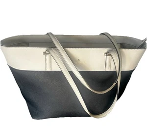 Borsa tote Kate Spade Cedar Street Harmony in pelle saffiano nera/ciottoli grande - Foto 1 di 12