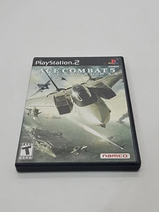 Ace Combat 5: The Unsung War (Sony PlayStation 2, 2004) disco limpio con manual - Imagen 1 de 4
