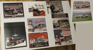 Posten NASCAR Dale Earnhardt Autorennen Promo Fotokarten 8,25 x 10,25 Zoll 90er Jahre - Bild 1 von 12
