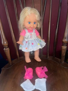 Vintage 1990 Galoob Baby Face Doll, So Playful Beth, 13", Rare - Bild 1 von 11