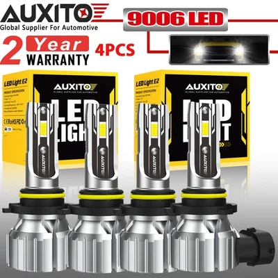4x 9006 HB4 LED Headlight Bulb Low Beam 6500K 45000LM White for VW Tiguan 12-17 - Image 1 of 4