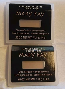 2 x Mary Kay Chromafusion eye shadow "Hazelnut" ~Matte 107606  .05oz NEW - Picture 1 of 5