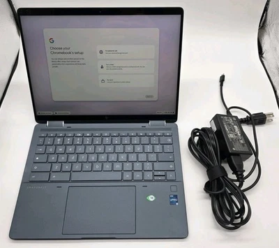 Chromebook HP Elite Dragonfly 13.5" QHD Touch I7-1265U 32GB 512GB WIFI CROMADO Foto 1 de 4