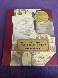 Family Tree Maker Software - Vintage Big Box w/Disk - Photo 1/7