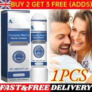 1Pcs Complex Men's Nasal Inhaler, MenStick Nasal Inhaler Natural 2ml / 0.07 floz - Picture 1 of 5