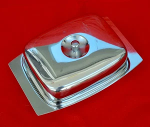 VINTAGE 18/8 EDELSTAHL - EMPIRE MADE - BUTTERDOSE - KLANG UND GUT! - Bild 1 von 5