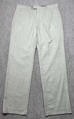Pantalones de vestir LRL Ralph Lauren para hombre 33x30 verde piedra elásticos bolsillos delanteros planos Foto 1 de 4