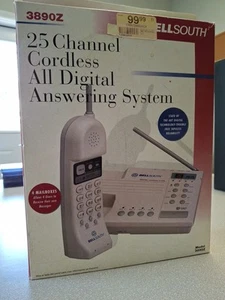 BellSouth 3894 25-Channel Cordless All Digital Answering System - Zdjęcie 1 z 8