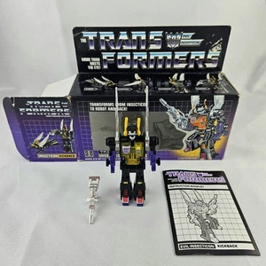 Transformers G1 Insecticon Kickback w/ Box And Instructions 1985 Vintage *Read* - Picture 1 of 24