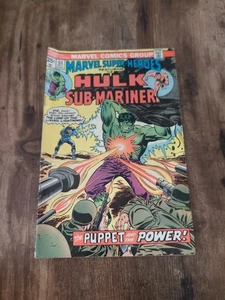Marvel Super-Heroes #53 con Hulk y Sub Mariner Marvel Comics 1975 - Imagen 1 de 3