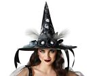 Hat Witch Black Adults Costume Accs NEUF