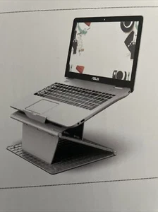 N5 Folding Laptop Stand Notebook Computer Rack Cooling Pad Portable Support B - Picture 1 of 12