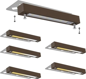 GOODSMANN Low Voltage Retaining Wall lights 6PK 7 Inch 5CCT Hardscape Lights 3W - Picture 1 of 9