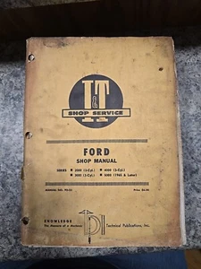 I& T Shop Service Ford Shop Manual Series 2000 3000 4000 5000 Fo-23 - Picture 1 of 1