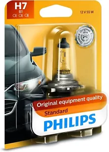 Philips 12972B1 H7 Standard Halogen Replacement Headlight Bulb, 1 Pack - Picture 1 of 4