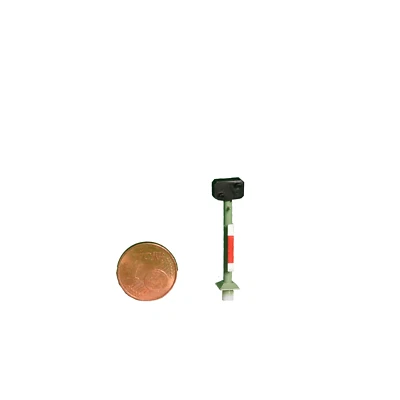 Schutzsignal Gleissperrsignal auf Mast DB, Sh 0-1 DB, Spur N, Dekoartikel - Bild 1 von 2