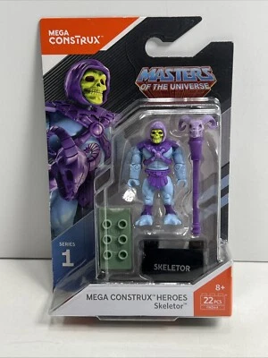 MEGA Construx Heroes Masters of the Universe “SKELETOR” 22 Pieces, NEW! - Image 1 of 4